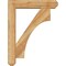 Ekena Millwork Westlake Craftsman Rough Sawn Bracket w/ Offset Brace, Western Red Cedar, 6"W x 26"D x 34"H BKT0604X26X34WTL04RWR - alternate 4